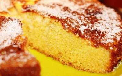 Torta con solo farina di mais senza glutine