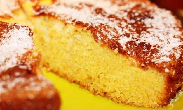 Torta con solo farina di mais senza glutine