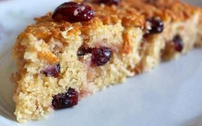 Torta allo yogurt senza glutine con mais e riso