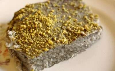 Soufflé di melanzane con farina di cocco