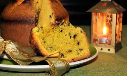 Panettone con farina di mais senza lievitazione