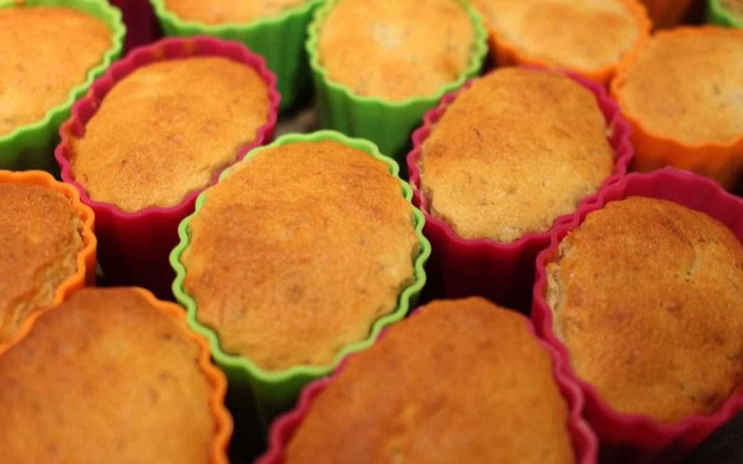 Muffin con farina di riso e banana
