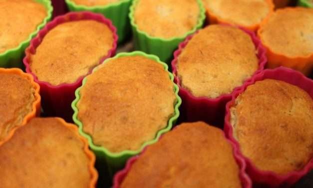 Muffin con farina di riso e banana