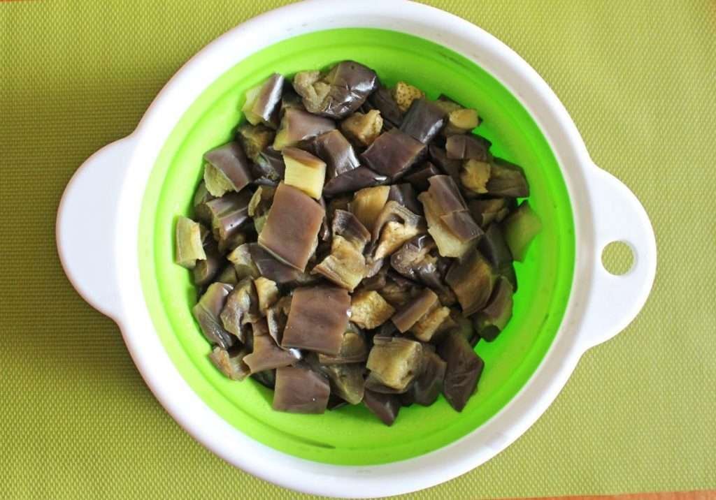 Melanzane bollite focaccia senza glutine