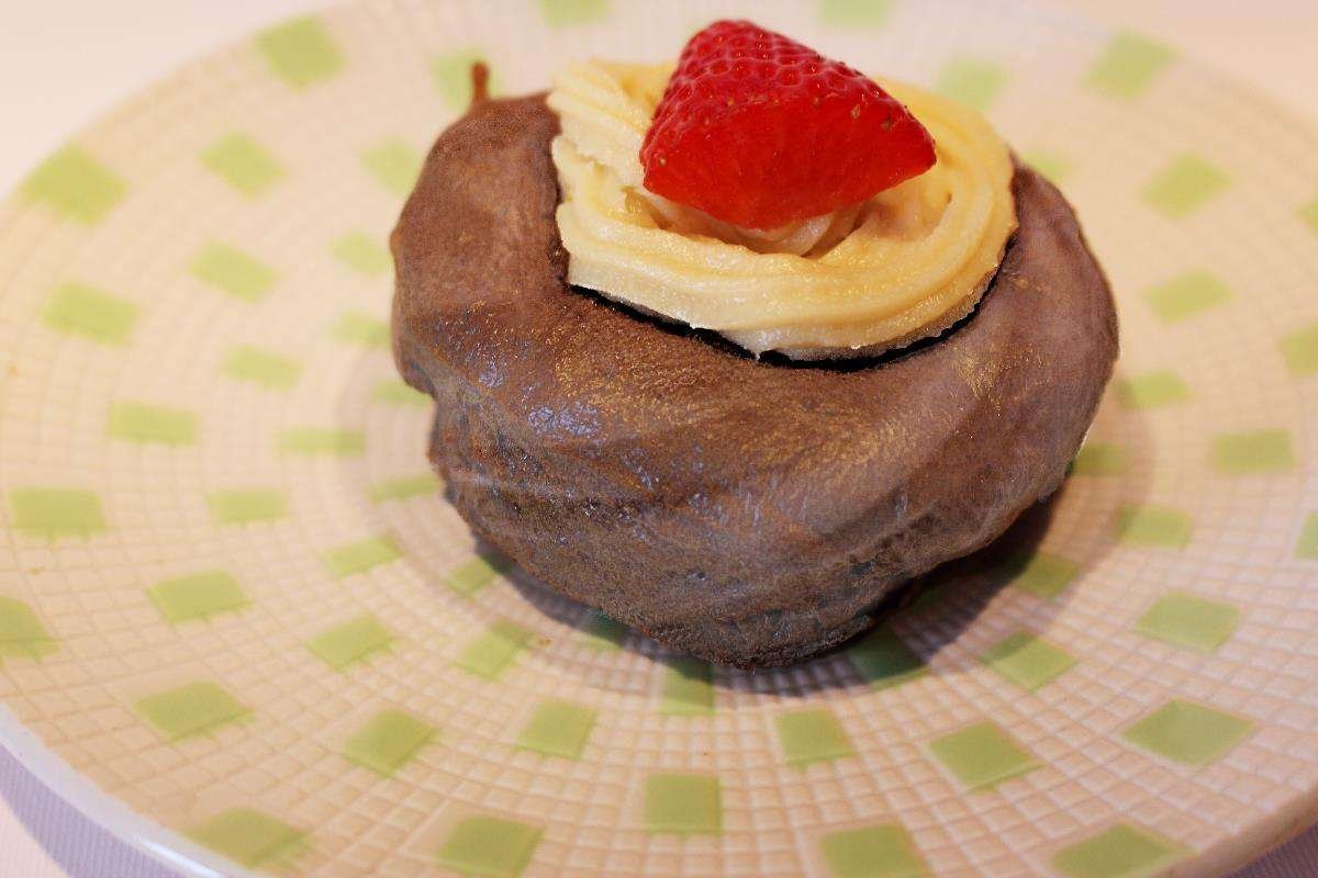 Zeppole con farina di riso venere