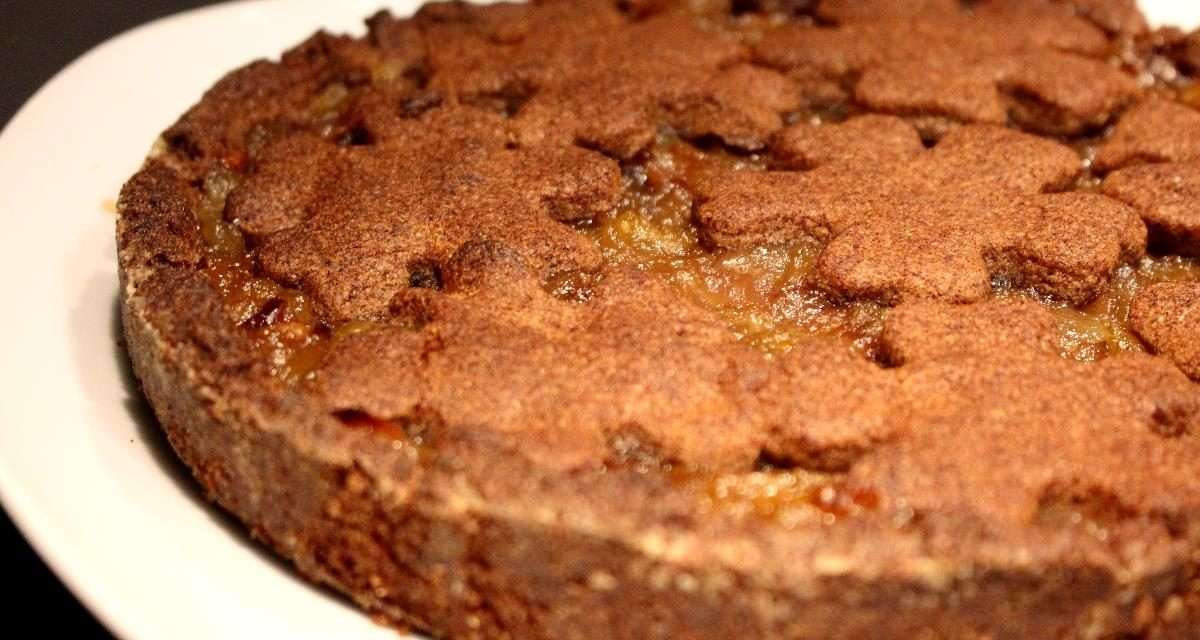 Crostata con farina di carrube