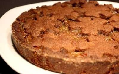 Crostata con farina di carrube