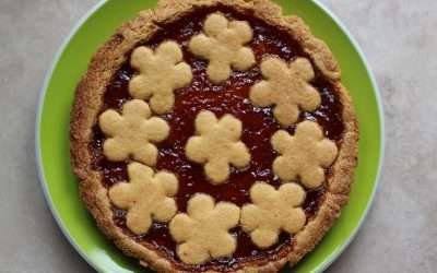 Crostata senza glutine con farina di mais e riso