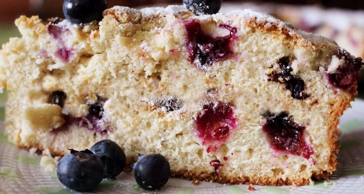 Blueberry cake ricetta americana della torta ai mirtilli