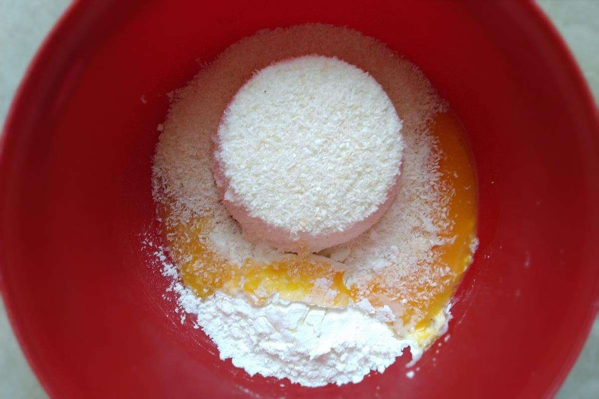 Dolce con cocco e ricotta