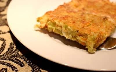 Farifrittata farina di lenticchie e verza