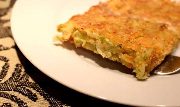 Farifrittata farina di lenticchie e verza