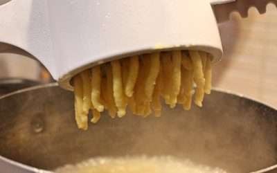 Passatelli con semola in brodo