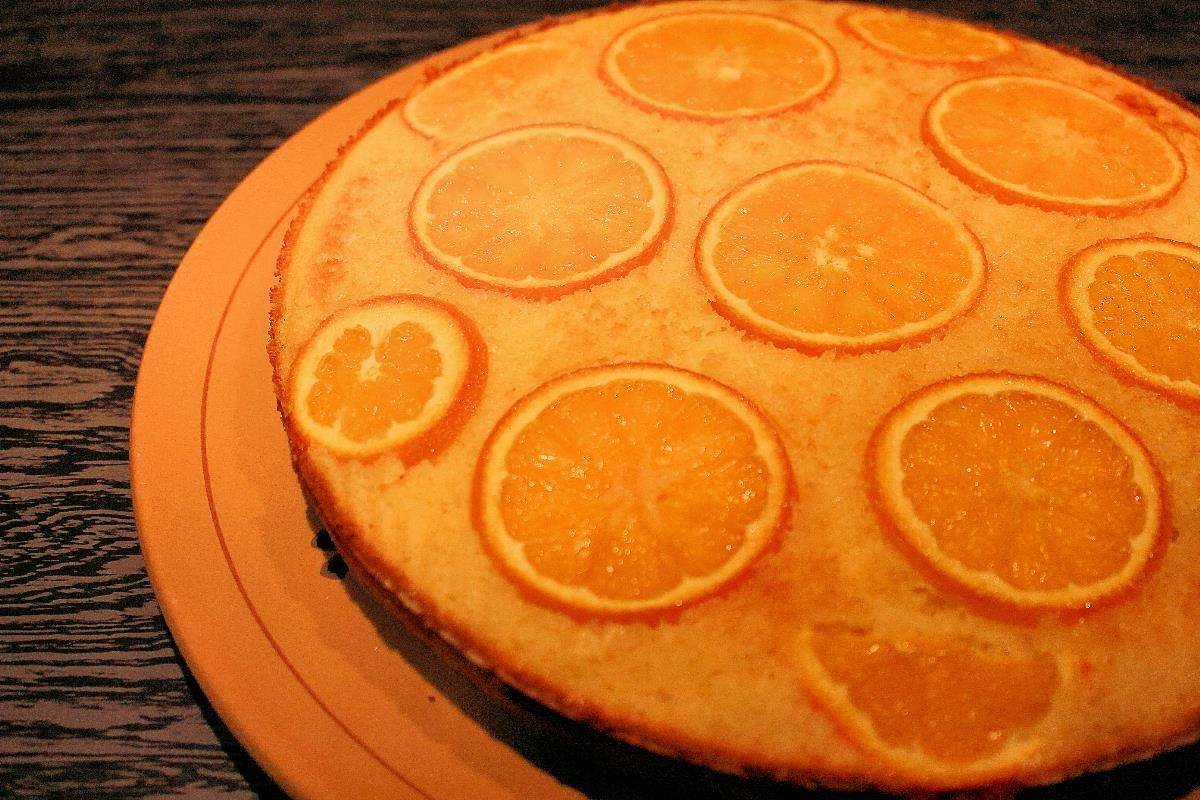 torta ricotta e arancia con farina di cocco e semola, torta semola ricotta e arancia