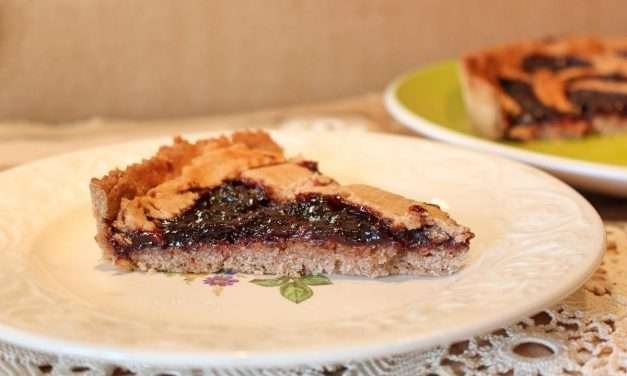 Crostata di grano saraceno e riso senza uova e senza glutine