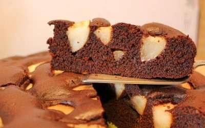 Torta con farina di carrube e pere strepitosa