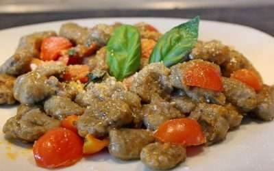 Gnocchi di melanzane e avena