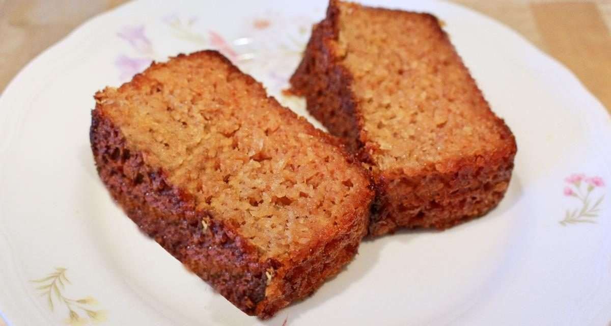 Plumcake cocco e banana senza glutine