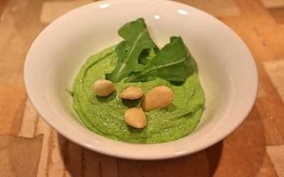 Pesto di rucola e mandorle subito pronto