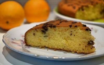 Torta all’arancia senza glutine con farina di riso