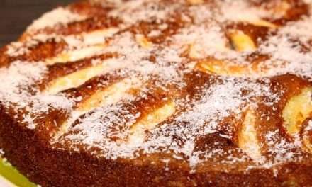 Torta di mele con mais e cocco senza glutine