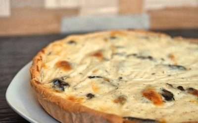 Torta salata con farina di castagne