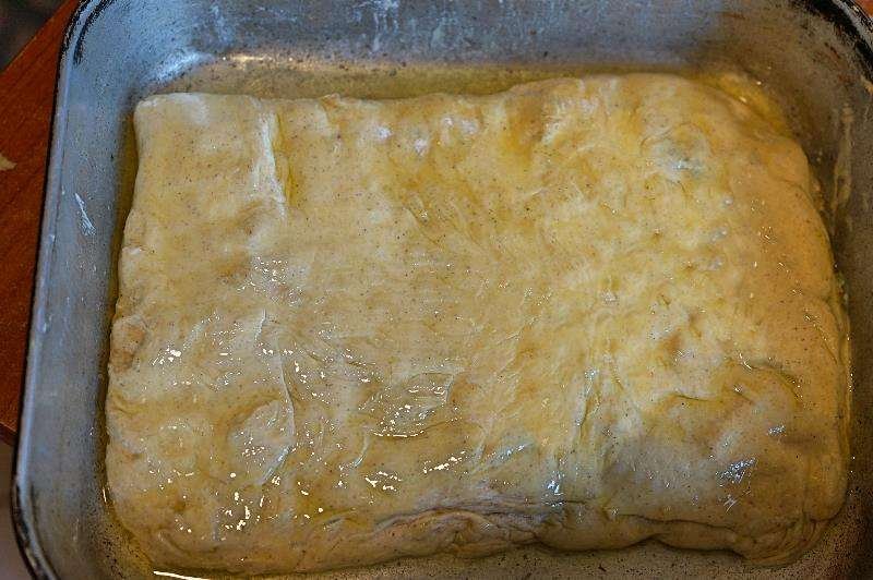 focaccia con grano saraceno