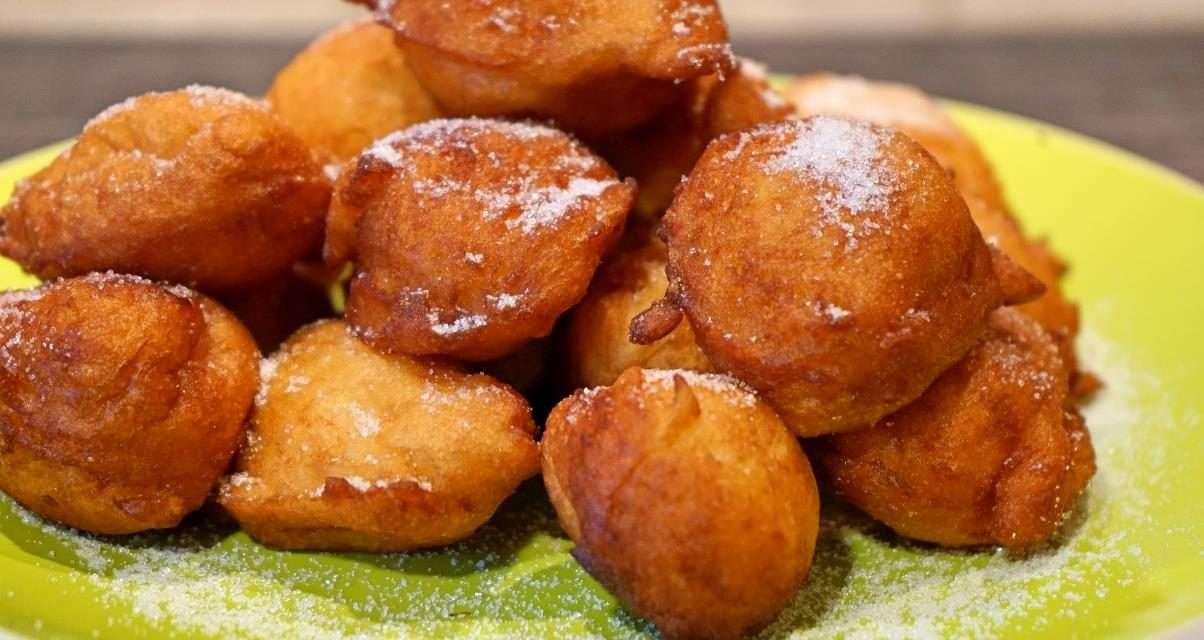 Frittelle di patate dolci, aspettando il carnevale