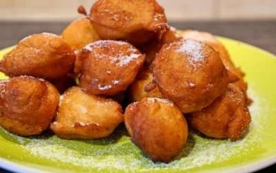 Frittelle di patate dolci, aspettando il carnevale