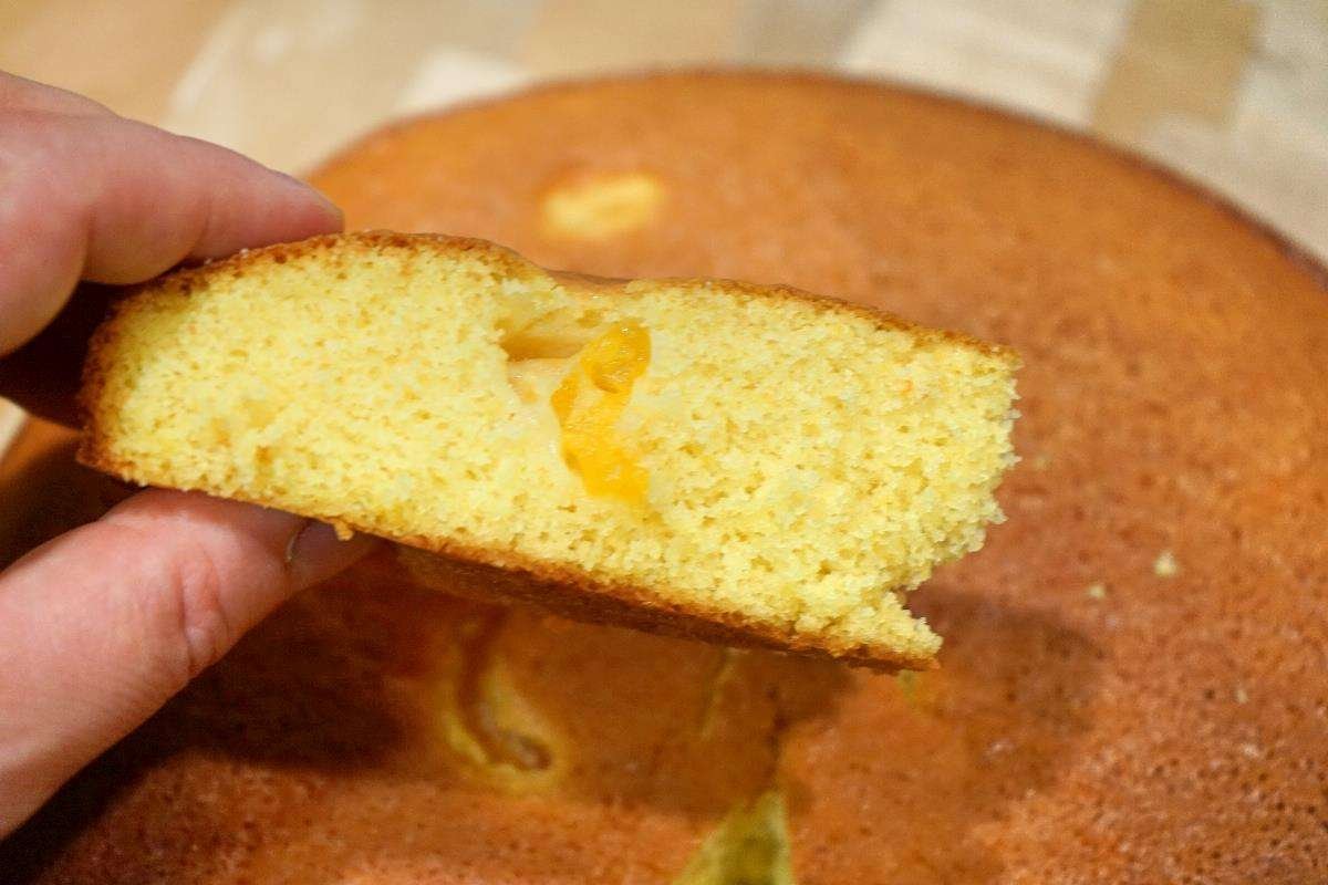 Torta ai mandarini con farina di riso