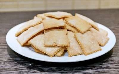 Crackers di riso e ceci ricetta facilissima