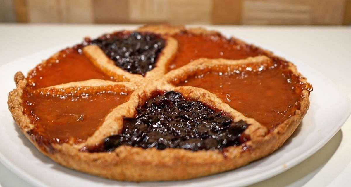 Crostata con farina integrale di grano tenero