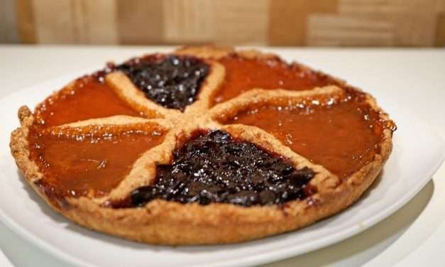 Crostata con farina integrale di grano tenero