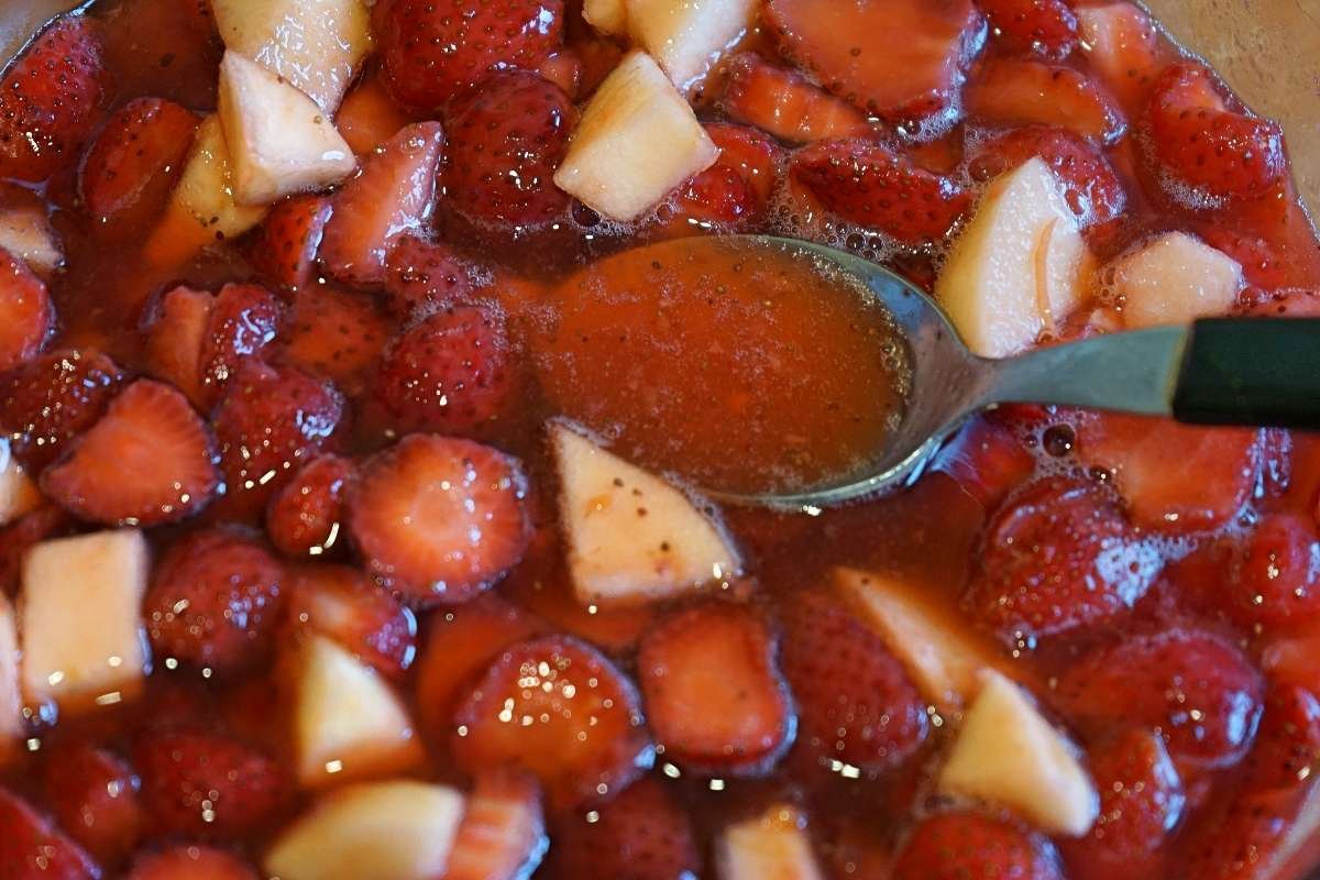 ricetta marmellata di fragole e mele