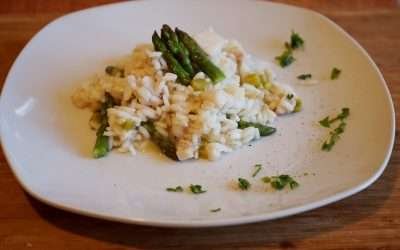 Risotto merluzzo e asparagi per chi ama il mare e la terra