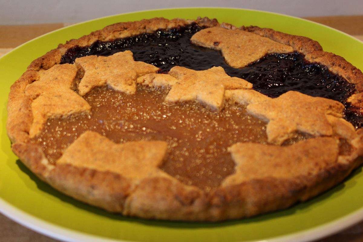 Crostata farina di quinoa e mandorle senza uova