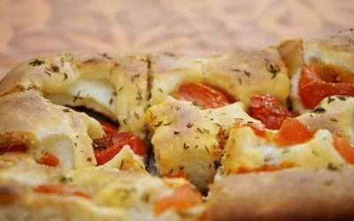 Focaccia barese con lievito madre