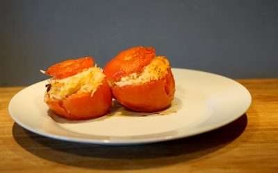 Pomodori ripieni di riso basmati al forno