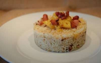 Cous cous ananas e pancetta una ricetta originale
