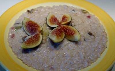 Risotto ai fichi e gorgonzola una ricetta settembrina