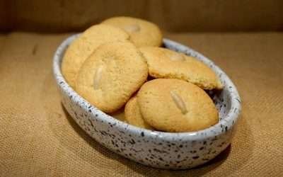 Biscotti con farina di mais e farina di mandorle