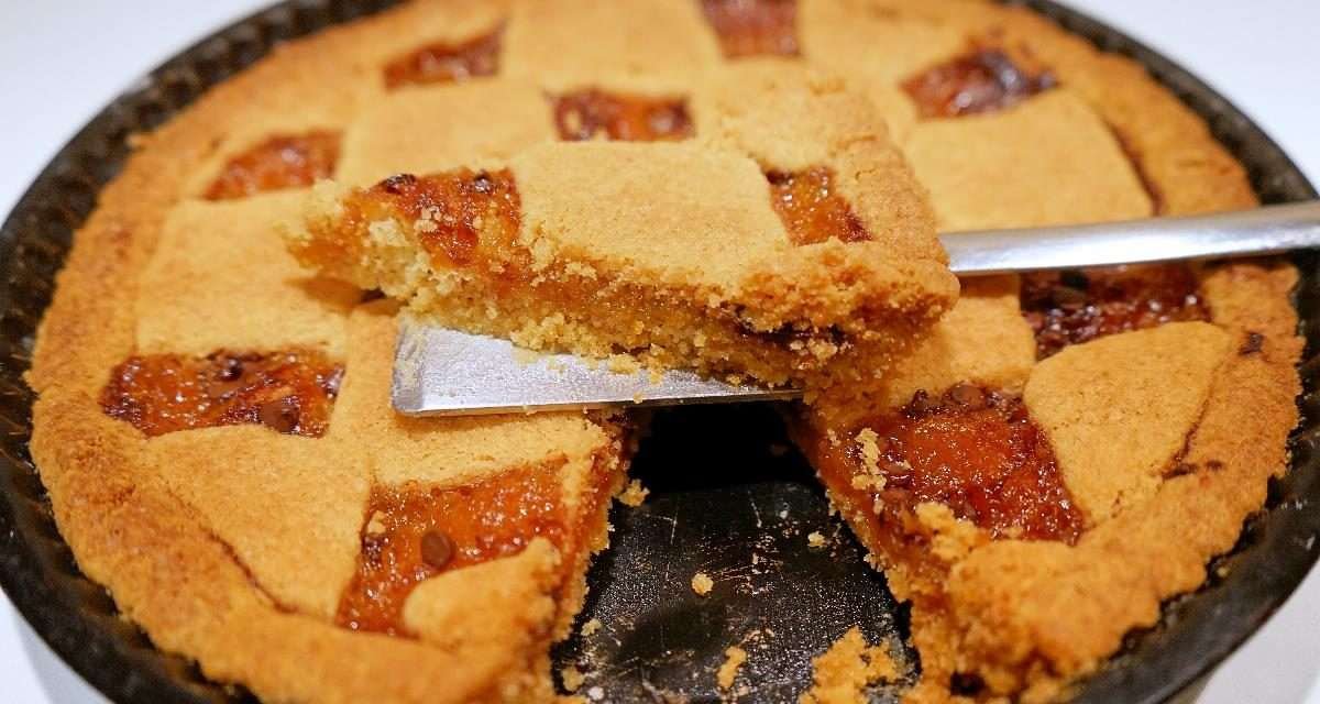 Crostata con farina di semola che si scioglie in bocca