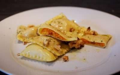 Ravioli di zucca e parmigiano