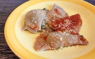 Ravioli con farina di grano saraceno e semola