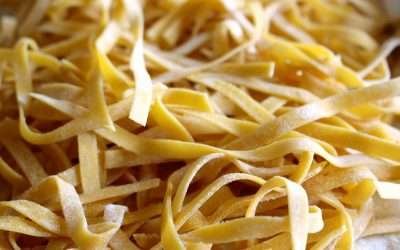 Tagliatelle con farina di ceci pasta fresca senza glutine