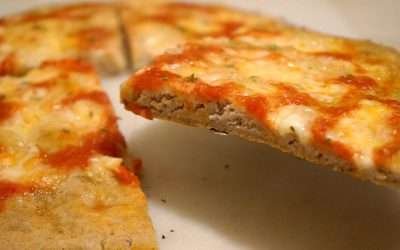 Pizza senza glutine con farina di riso e grano saraceno