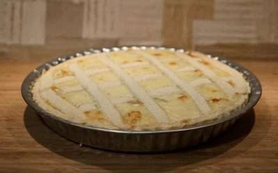 Torta salata con fichi e gorgonzola