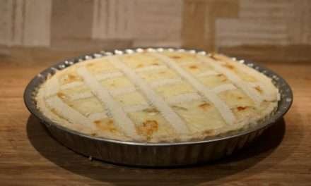 Torta salata con fichi e gorgonzola