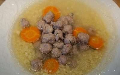 Polpettine in brodo la buona minestra della tradizione