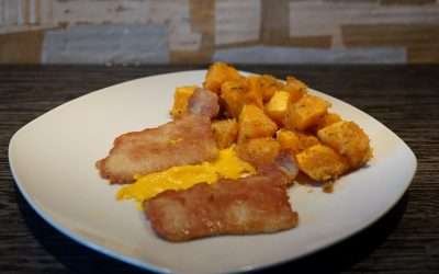 Scaloppine alla zucca con crema di zafferano